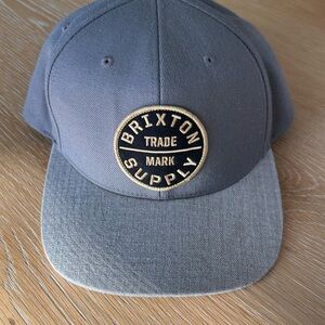Brixton Charcoal and Gold Hat